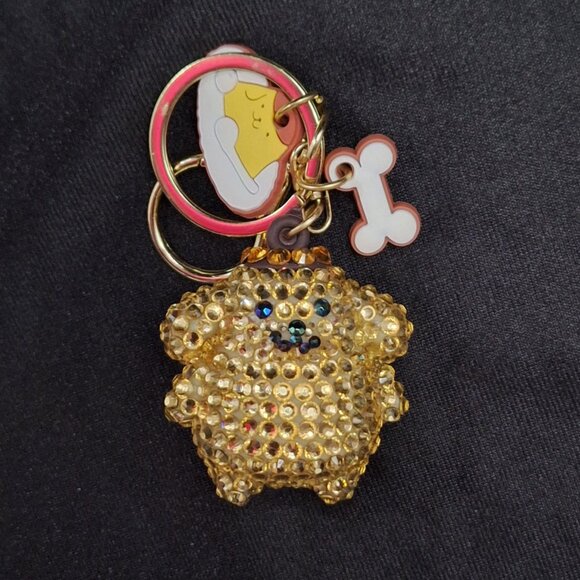 Pompompurin Bling Keychain/Charm, Bedazzled Hello Kitty and Friends, Unique Gift - Picture 3 of 3
